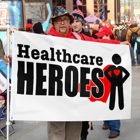 Fyon Healthcare Hero Flag Indoor and Outdoor Banner