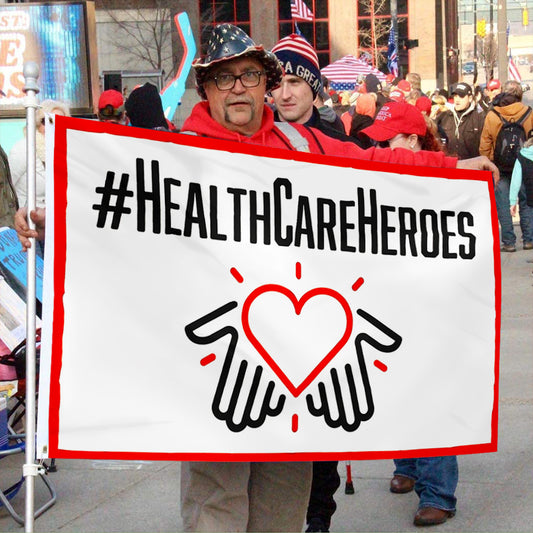 Fyon Healthcare Hero Flag Indoor and Outdoor Banner