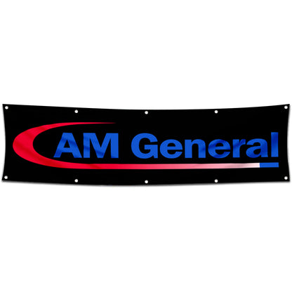 Fyon Heavy vehicle Garage shop Decor Banner Works for AM General Banner 2x8 Feet