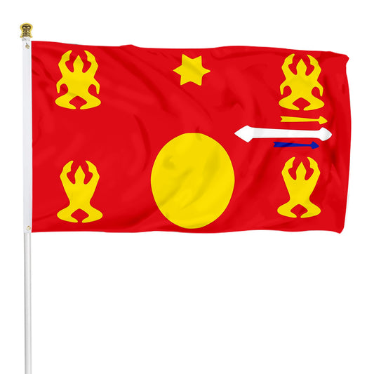 Fyon Hmong People of Laos Flag Banner