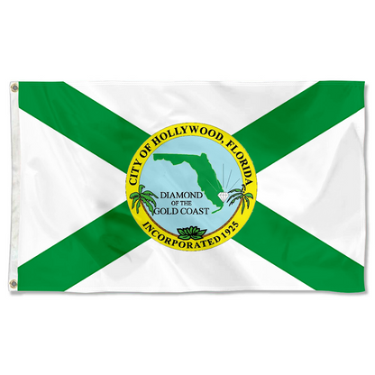 Fyon Hollywood, Florida flag Banner