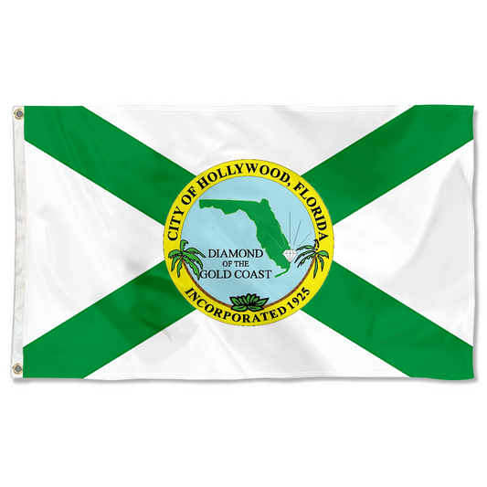 Fyon Hollywood, Florida flag Banner