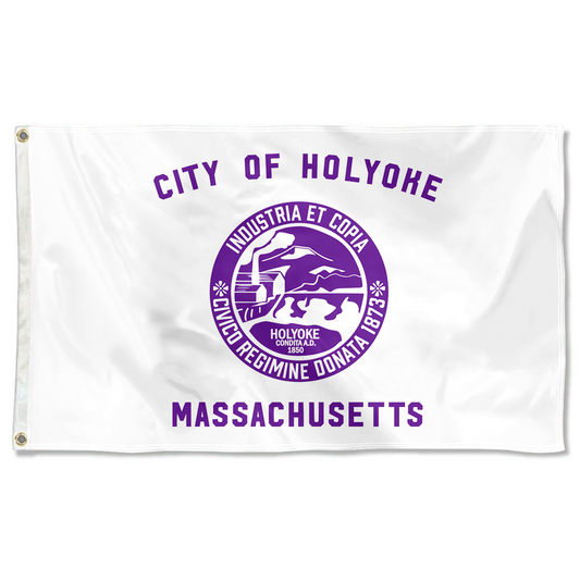 Fyon Holyoke, Massachusetts flag Banner