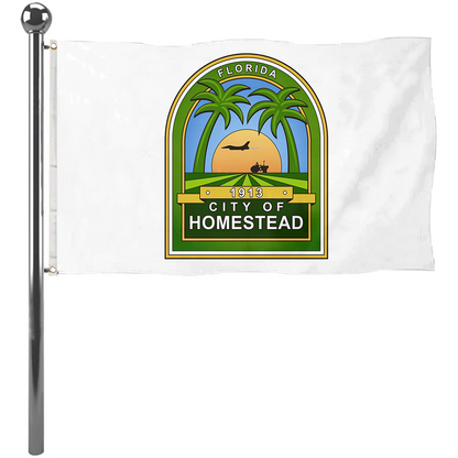 Fyon Homestead, Florida flag Banner