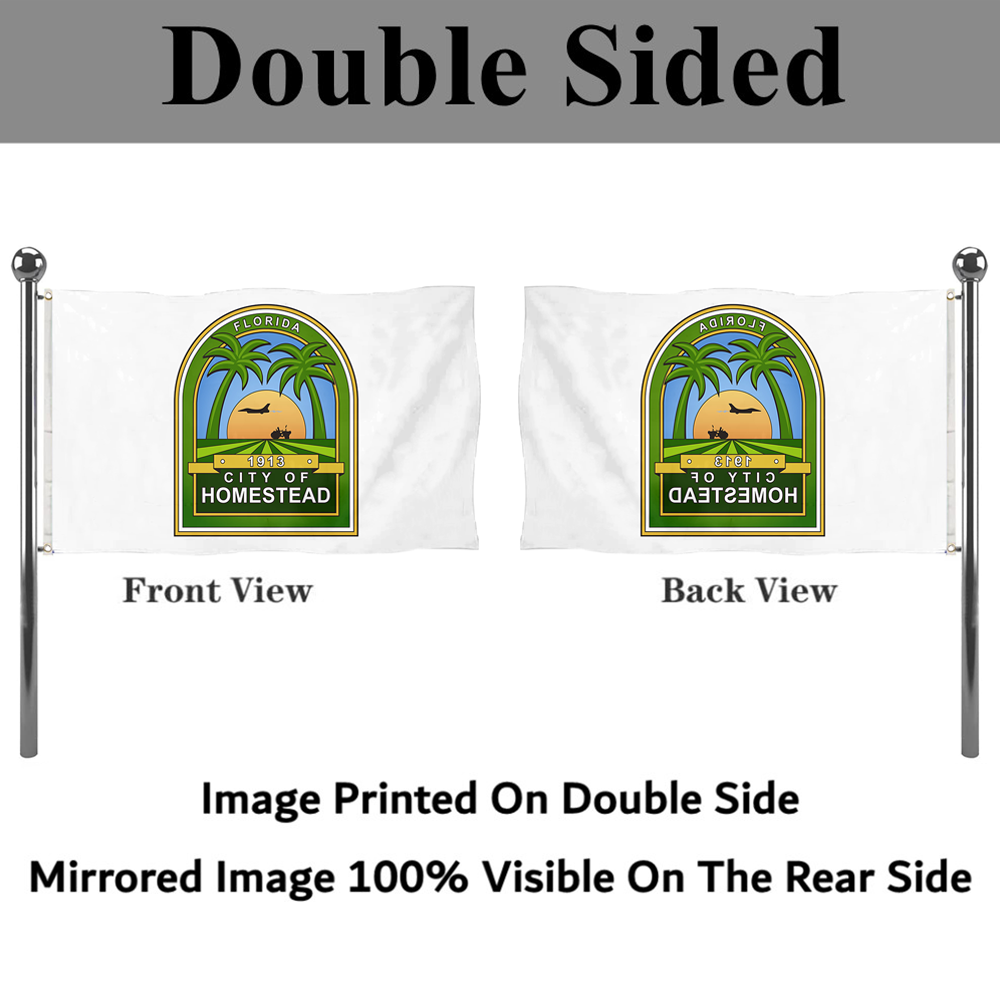 Fyon Homestead, Florida flag Banner