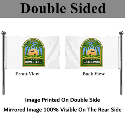 Fyon Homestead, Florida flag Banner