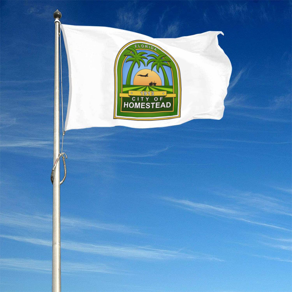 Fyon Homestead, Florida flag Banner