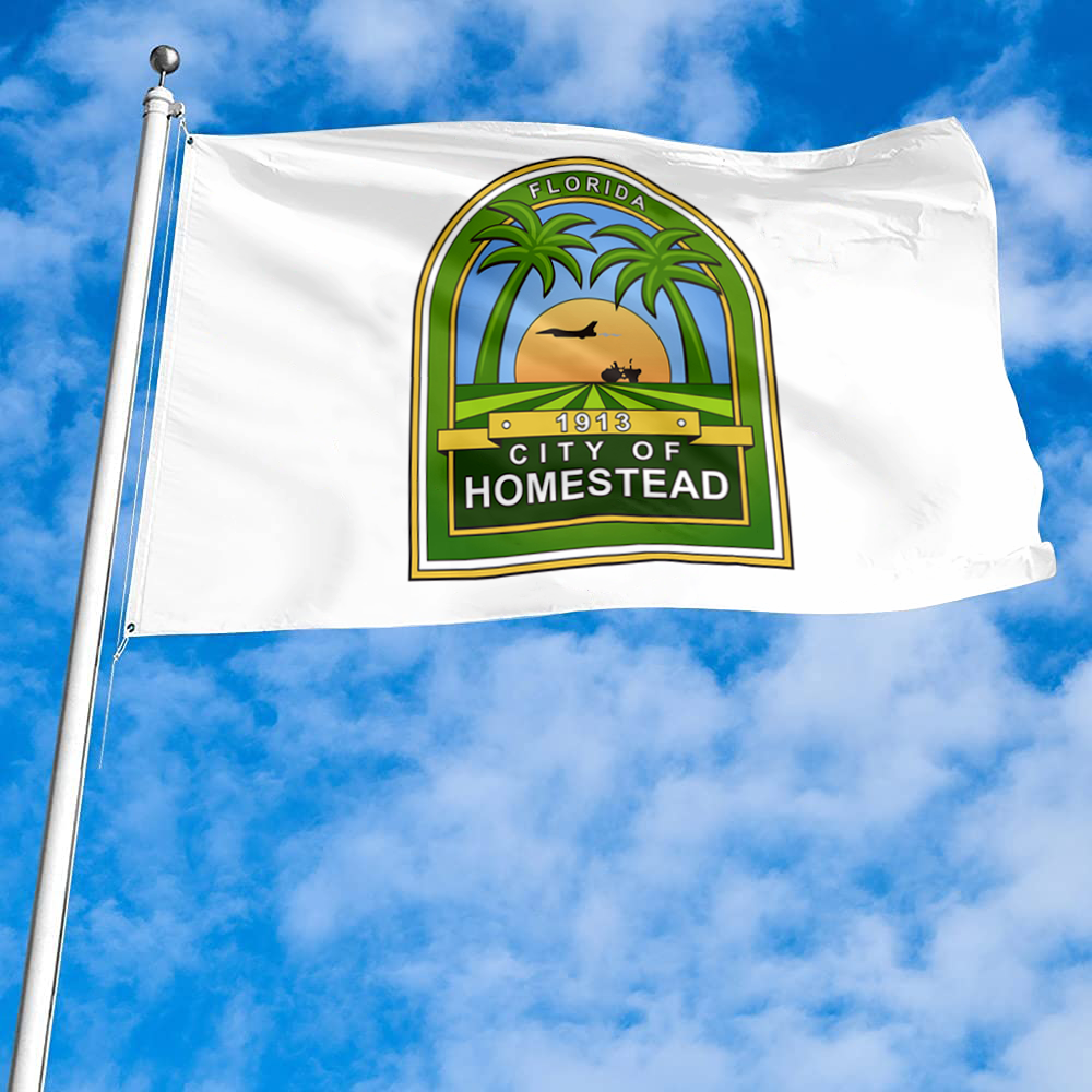 Fyon Homestead, Florida flag Banner