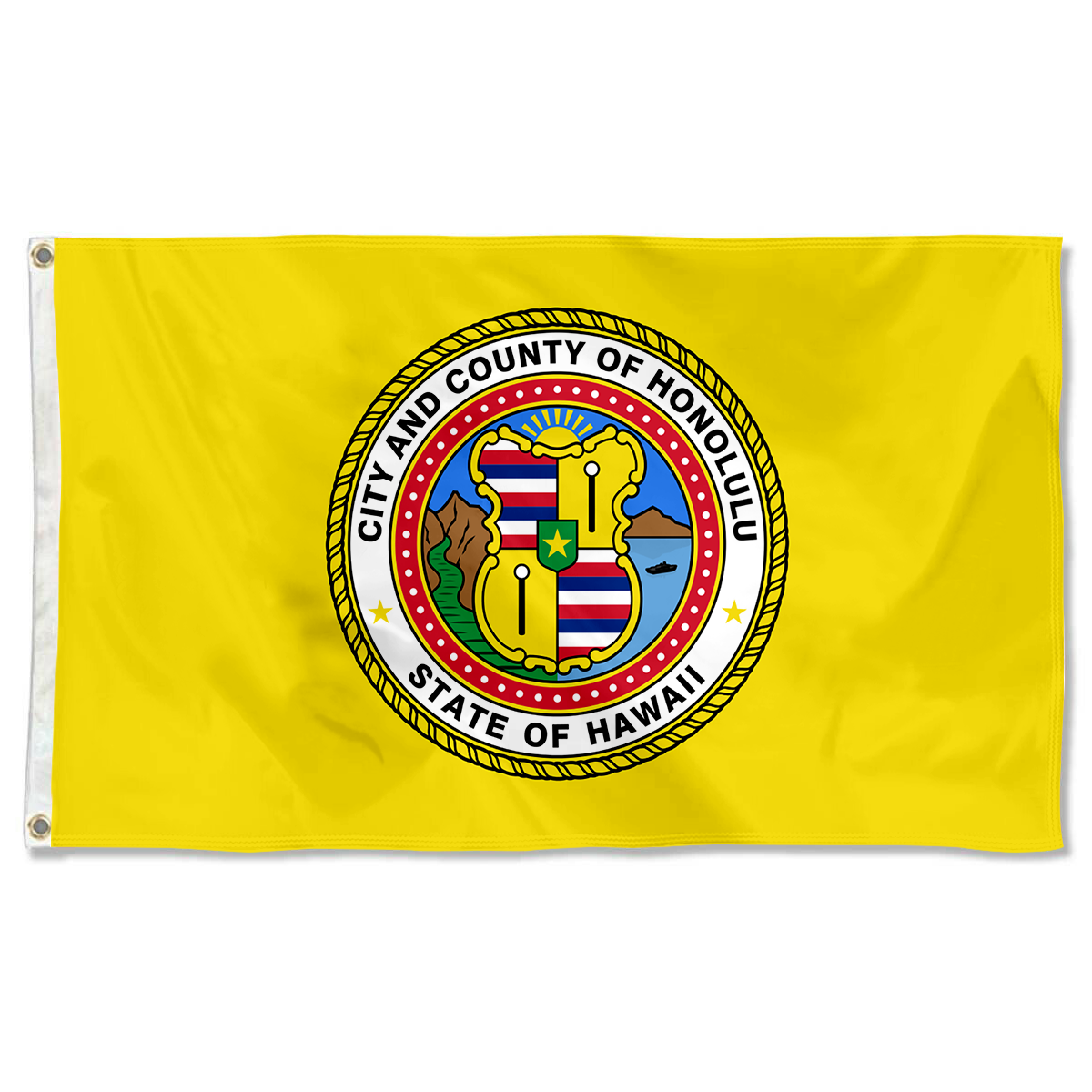 Fyon Honolulu, Hawaii flag Banner