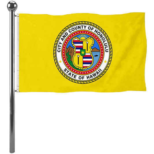 Fyon Honolulu, Hawaii flag Banner