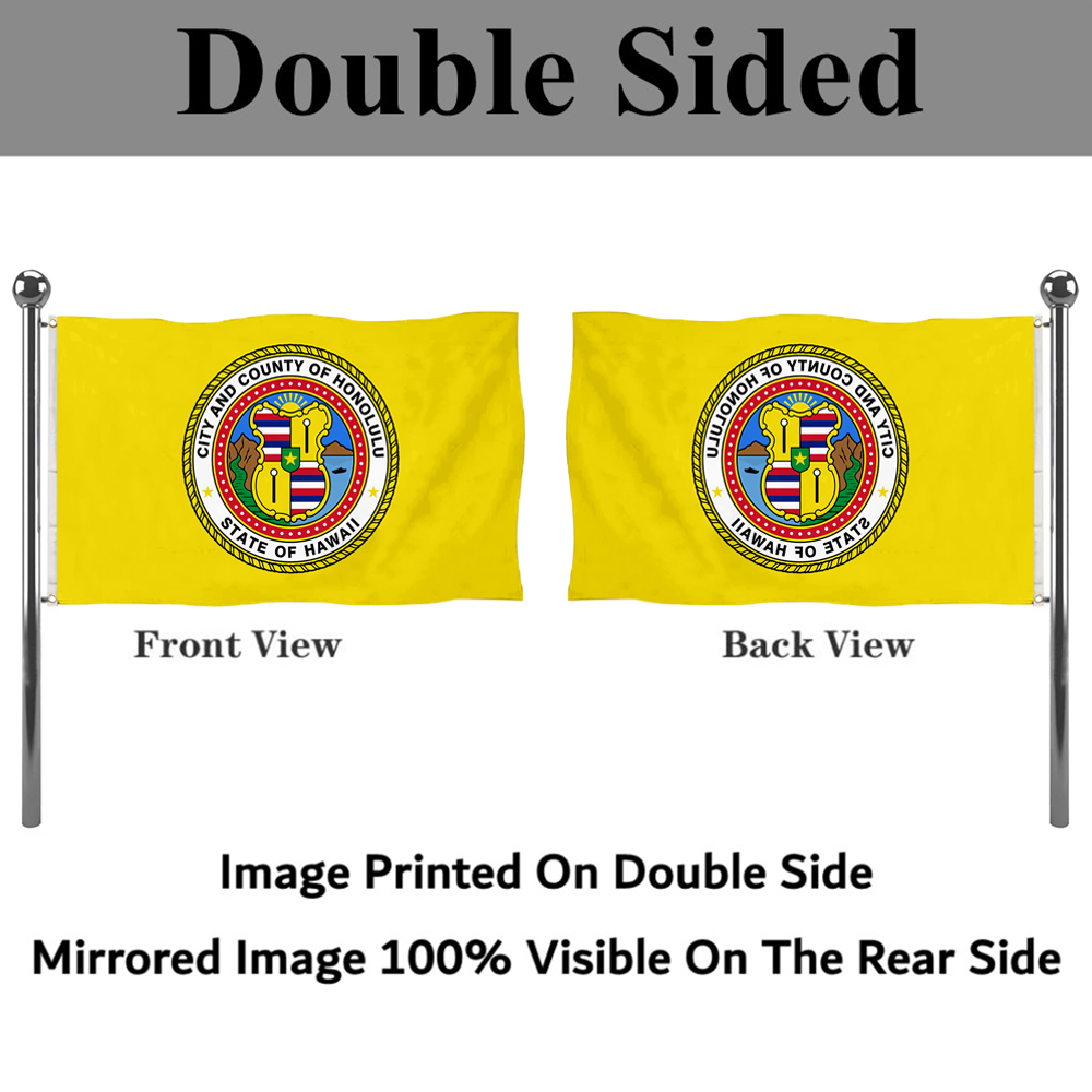 Fyon Honolulu, Hawaii flag Banner