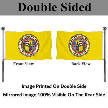 Fyon Honolulu, Hawaii flag Banner