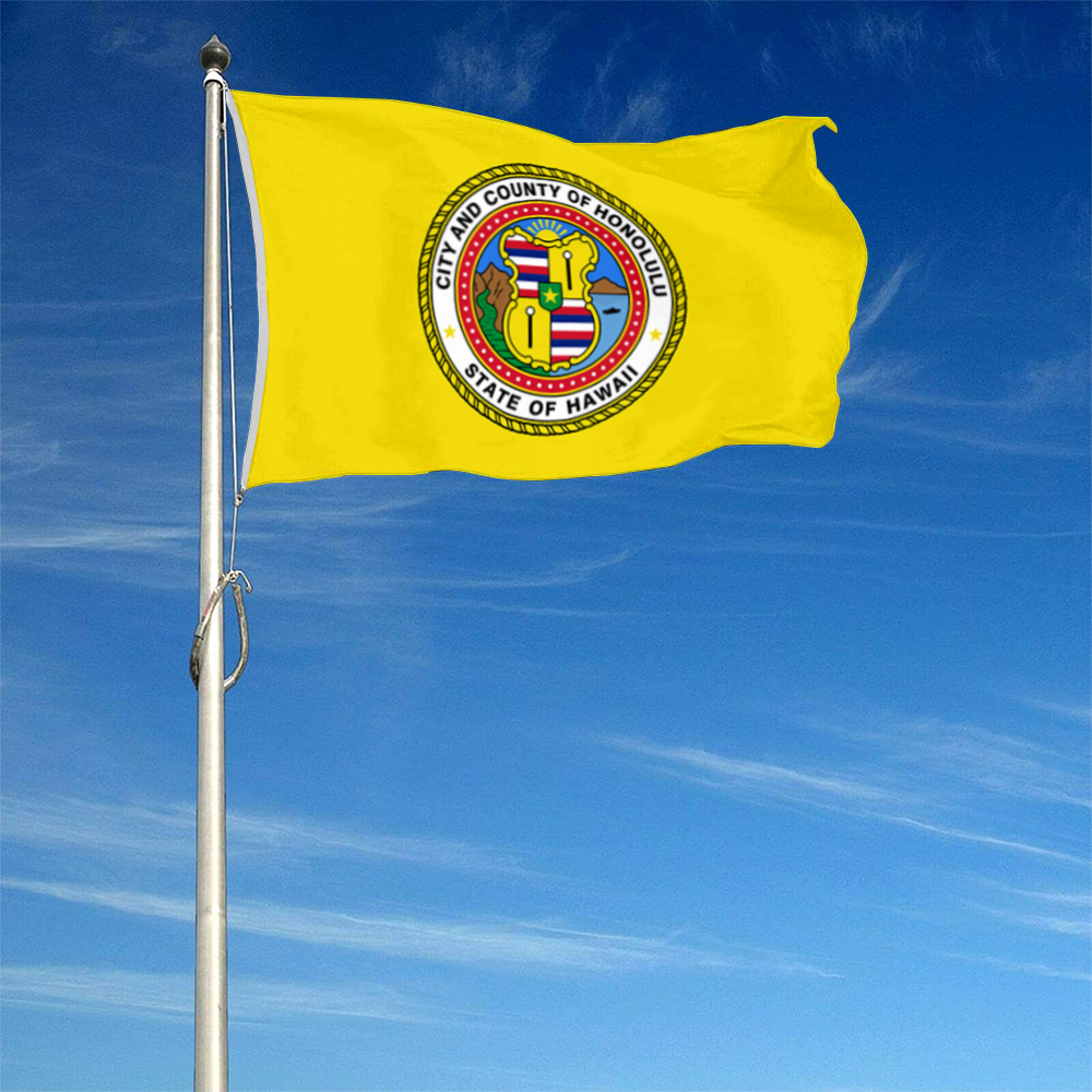Fyon Honolulu, Hawaii flag Banner