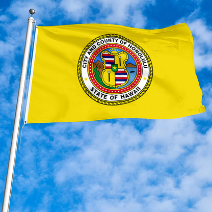 Fyon Honolulu, Hawaii flag Banner