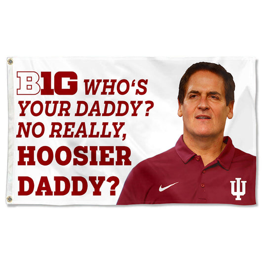 Fyon Hoosier Daddy Flag Indoor and Outdoor Banner