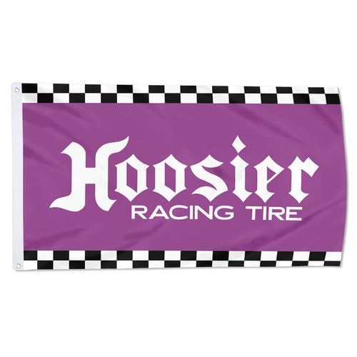 Fyon Hoosier Racing Tires Checkered Flag Banner