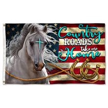 Fyon Horse WF Unique Flag 41757 Indoor and outdoor banner