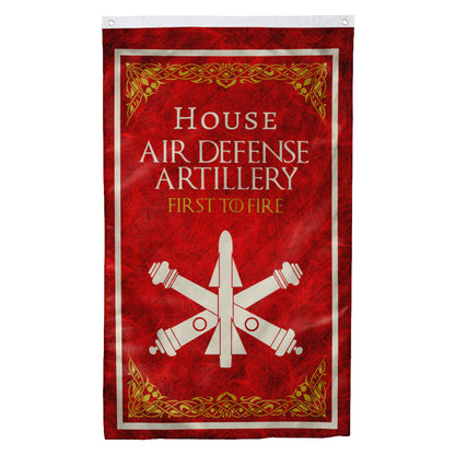 Fyon House Air Defense Artillery Flag Indoor and outdoor banner
