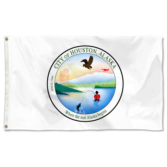 Fyon Houston, Alaska Flag Banner