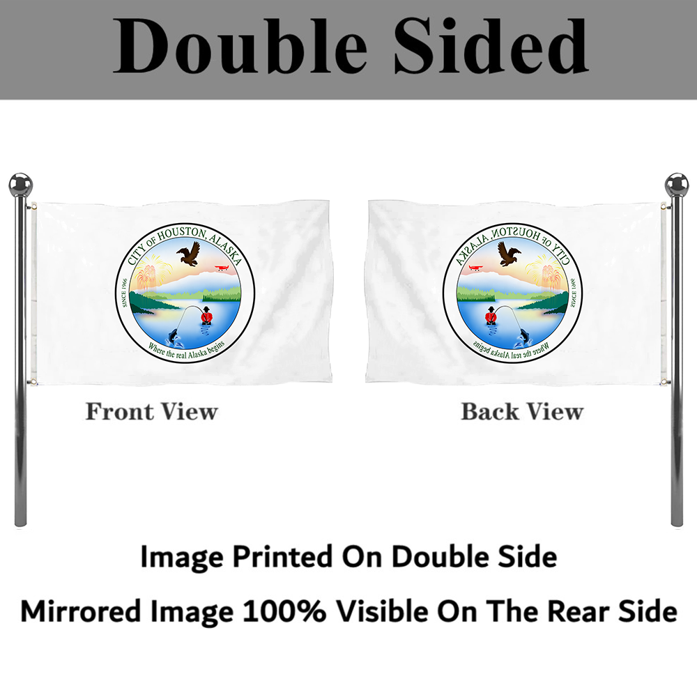 Fyon Houston, Alaska Flag Banner