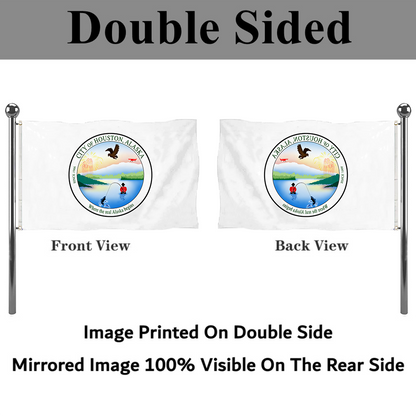 Fyon Houston, Alaska Flag Banner