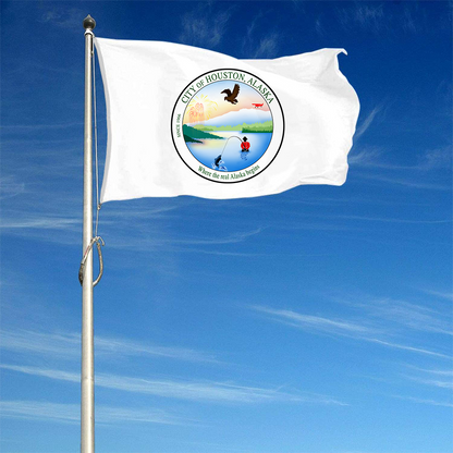 Fyon Houston, Alaska Flag Banner