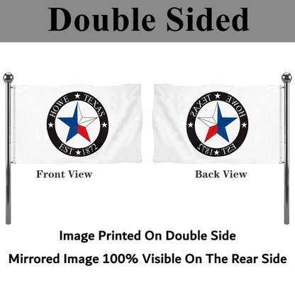 Fyon Howe, Texas flag banner
