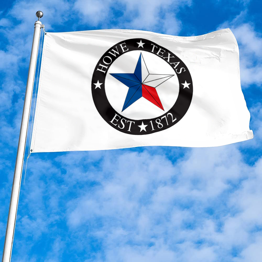 Fyon Howe, Texas flag banner