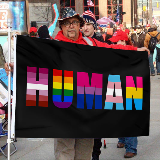 Fyon Human Flag  Indoor and Outdoor Banner