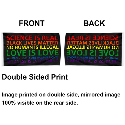 Fyon Human Rights & World Truths Flag Indoor and outdoor banner 2240803