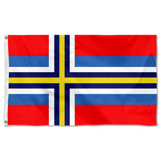 Fyon Hypothetical of Scandinavia by Gidlof flag Indoor and outdoor banner