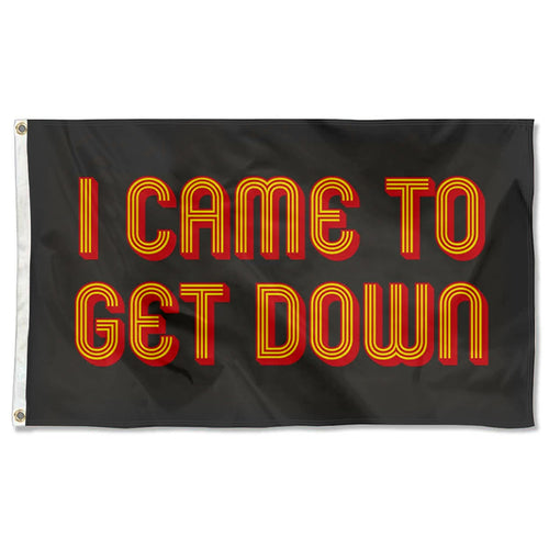 Fyon I Came To Get Down Flag Indoor and outdoor banner