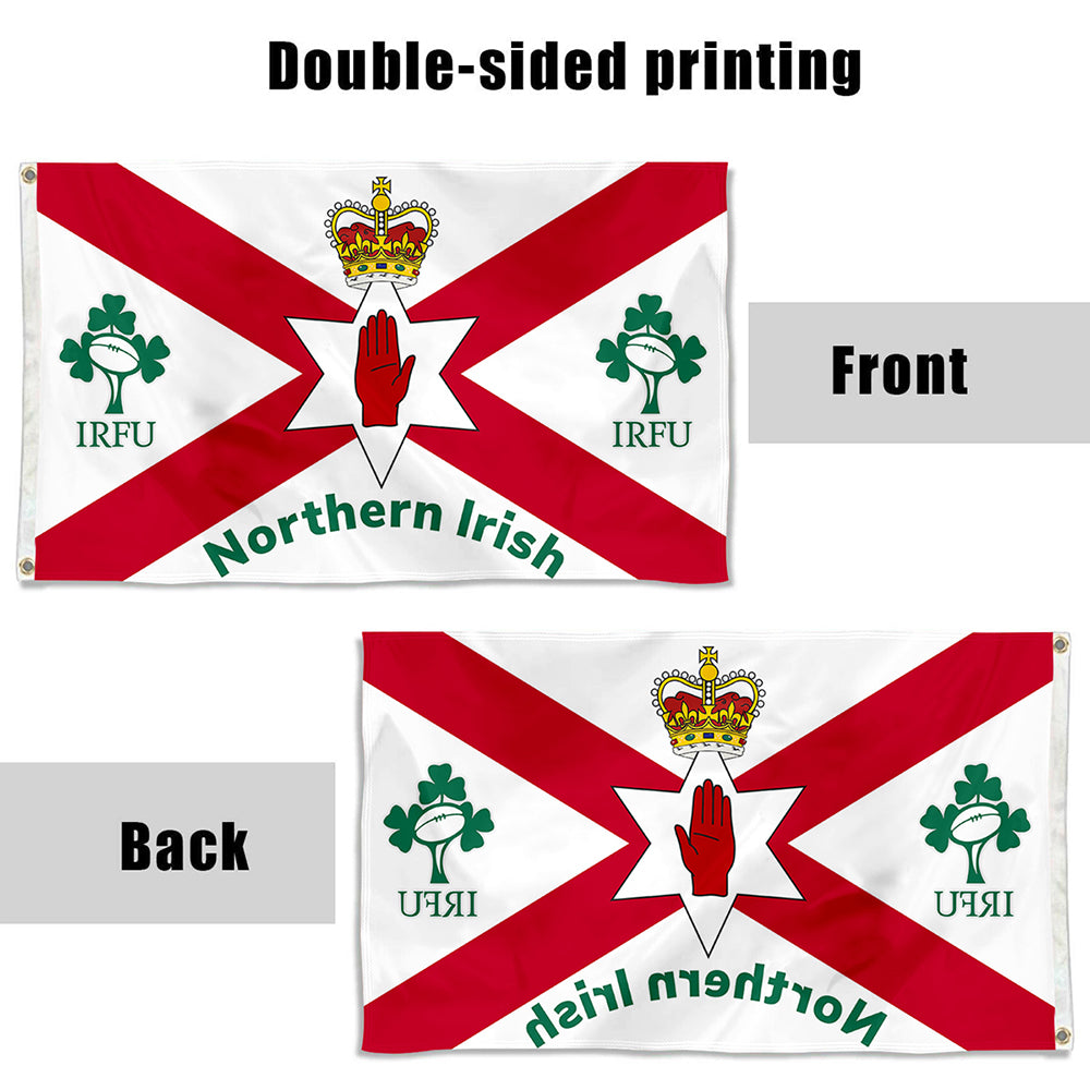 Fyon IRFU Northern Irish Flag Indoor and Outdoor Banner
