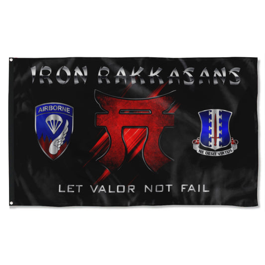 Fyon Iron Rakkasans Flag Indoor and outdoor banner