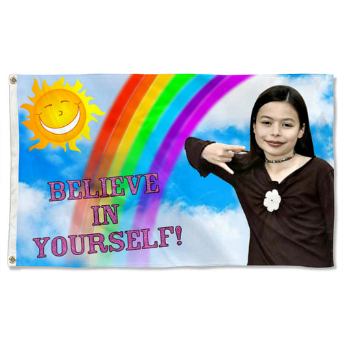 Fyon Icarly Drake and Josh believe in urself Flag Banner