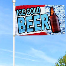 Fyon Ice Cold Beer Flag  Indoor and Outdoor Banner