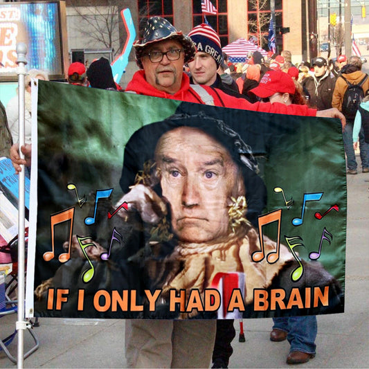 Fyon If I only Had a Brain Flag  Indoor and Outdoor Banner