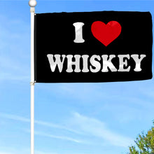 Fyon I love Whiskey Flag Indoor and Outdoor Banner