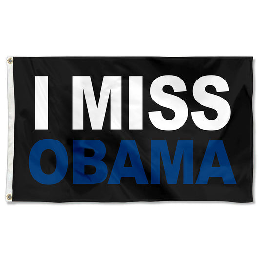 Fyon I miss Obama Flag  Indoor and Outdoor Banner