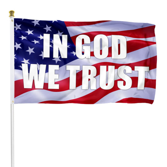 Fyon In God We Trust Flag Banner