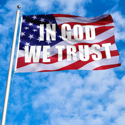 Fyon In God We Trust Flag Banner