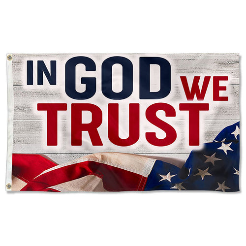 Fyon In God we Trust JESUS Flag  Indoor and outdoor banner