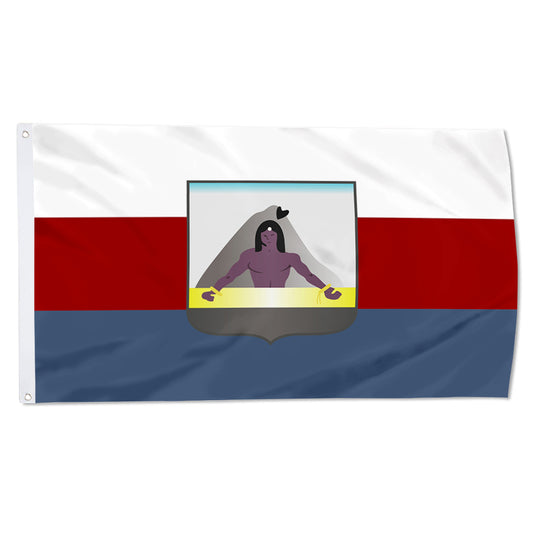 Fyon Independencia Province, Dominican Rep Flag Indoor and Outdoor Banner
