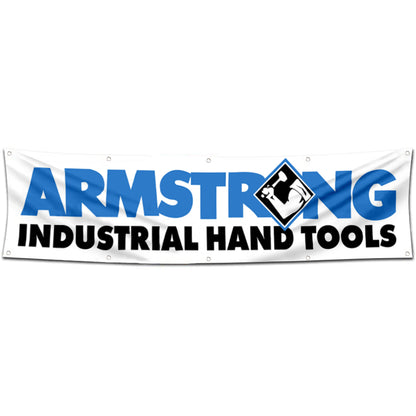 Fyon Industrial hand Tools Garage Shop Decor Banner Works for Armstrong Flag 2x8 Feet