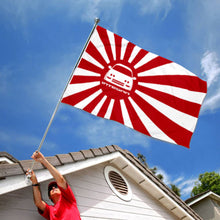 Fyon Integra Japanese Rising Sun JDM Flag Indoor and Outdoor Banner