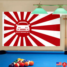 Fyon Integra Japanese Rising Sun JDM Flag Indoor and Outdoor Banner