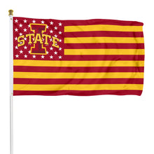 Fyon Iowa State Cyclones Stars and Stripes Flag Banner