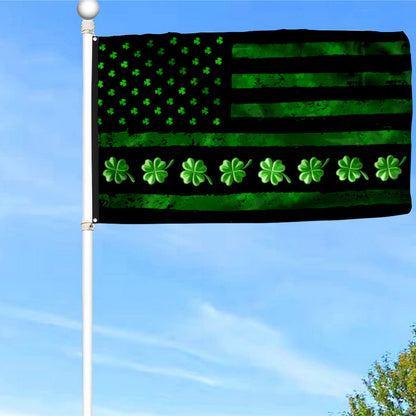 Fyon Irish St. Patrick’s Day Shamrock Flag 41731 Indoor and outdoor banner