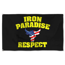 Fyon Iron Paradise Respect Flag Indoor and outdoor banner