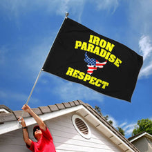 Fyon Iron Paradise Respect Flag Indoor and outdoor banner